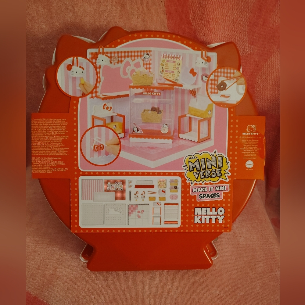 Hello Kitty Mini Verse Make It Mini Spaces Playset - Picture 9 of 9